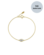 14K Louis Marquise Bracelet