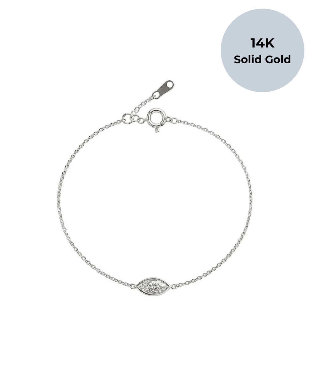 14K Louis Marquise Bracelet