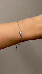 14K Louis Marquise Bracelet